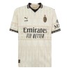 Camiseta de fútbol AC Milan Fikayo Tomori 23 Cuarta Equipación 23-24 Blanca - Hombre